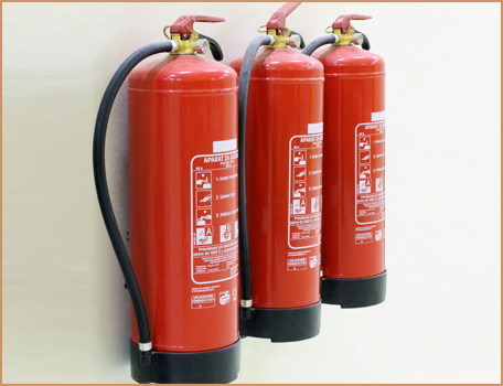 Wall-Mounted Fire Extinguishers